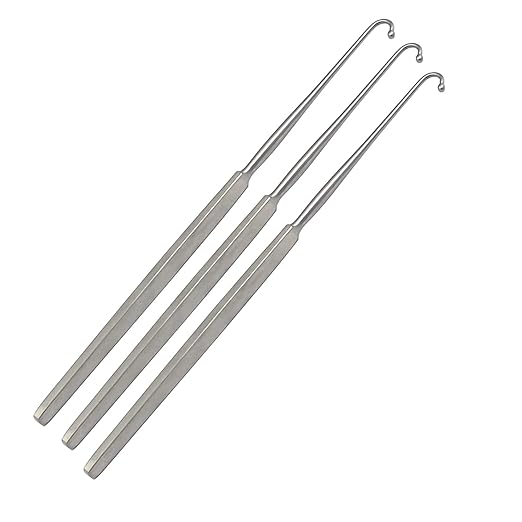 3 Spay Snook Hook Veterinary Instruments for Educational Use