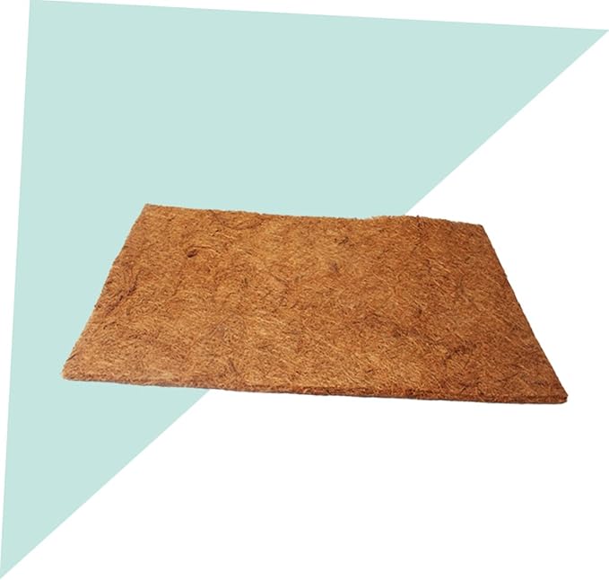 BESPORTBLE Coconut Fiber Substrate Mats Reptile Terrarium Bedding Tortoise Enclosure Accessories
