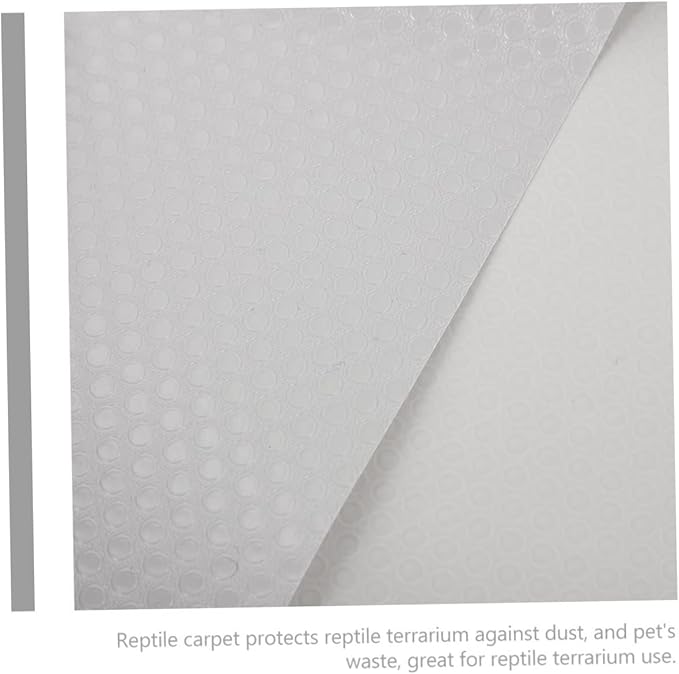 Yardwe Eva Reptile Carpet Tortoise Bedding Reptile Tank Substrate Gecko Mat Easy Clean Soft Surface