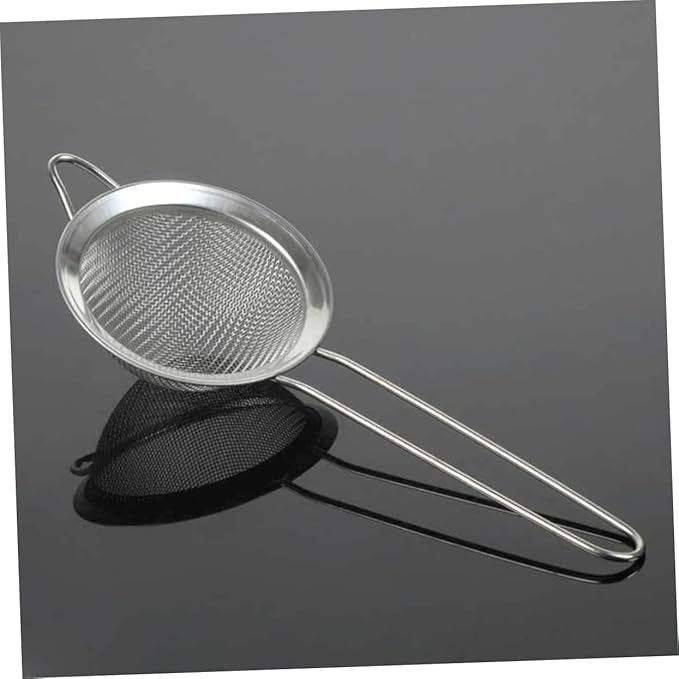 2PCS Lizard Dung Sieve Shovel Set Reptile Sand Filtering Shovel Mesh Sturdy Stainless Steel Sand Scoop for Reptile Habitats
