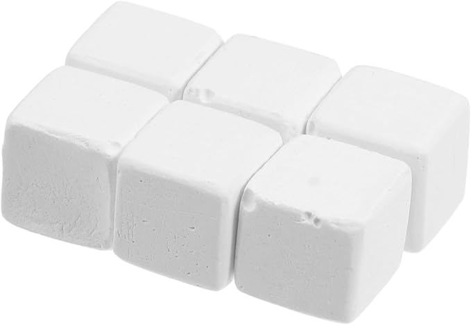 POPETPOP 6pcs Crab and Reptile Accessories Lava Bite Blocks for Chinchilla Hamster Pet Dental Health