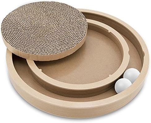 Catify Spin n' Scratch Interactive Cat Scratcher - Round - Image 2