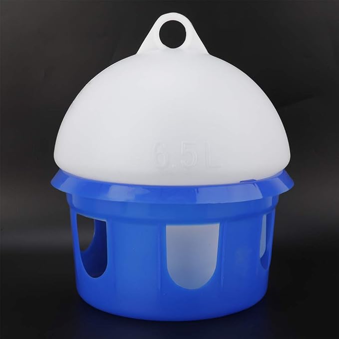 Milltrip Feeder Large Capacity Automatic Bird Feeder Water Dispenser Waterer for Pet Bird Parrots Cage Accessories(6.5L)
