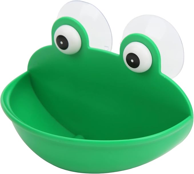 HEEPDD Safer Amphibian Water, Soap Holder for Frogs and Geckos, 3.2 X 5 X 3.8 Inches for Habitats Safer Amphibian Water, Plastic Bathroom Nan Crawler Supplies