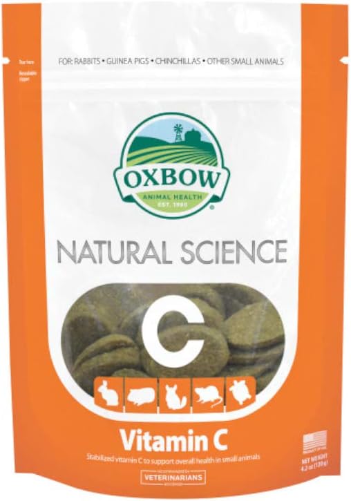 Oxbow Natural Science Small Animal Vitamin C Supplement - 60 count - 3 Pack