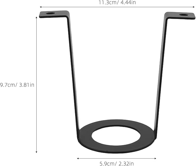 2pcs Reptile Lamp Holder Stand: Metal Light Bracket - UVB Lamp Fixture - Heat Emitter Holder for Tortoise Habitats Snake Enclosures Chameleon Cages
