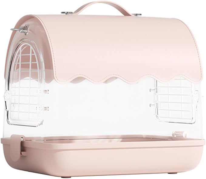 Breeding Travels Bird Carriers Cage Suit Ventilated Acrylic Travels for Outdoor Viewing Comfortable Home Leisures Birdcage