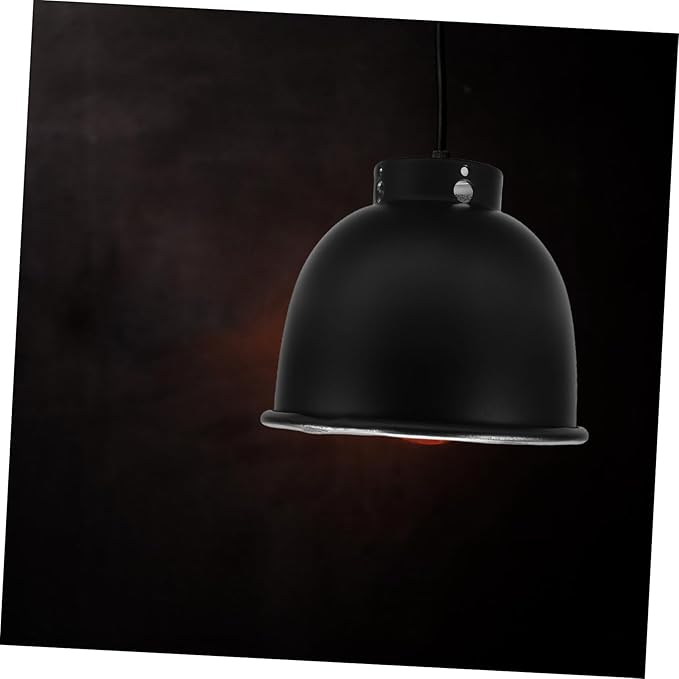 Reflective Heat Lamp Cap for Terrarium Durable Metal Cover for Optimal Heat Distribution and Versatile Bulb Compatibility