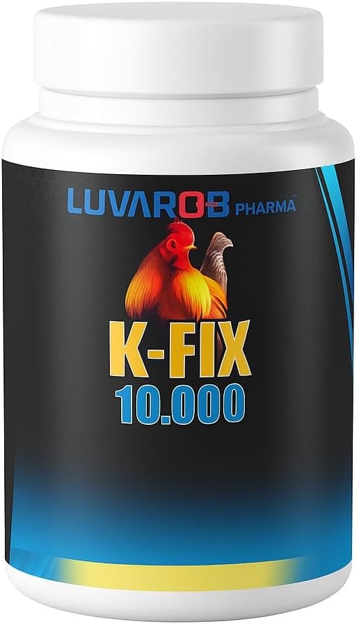 K-FIX 10,000 - Nutritional Vitamin Supplement for Birds 200 Tablets