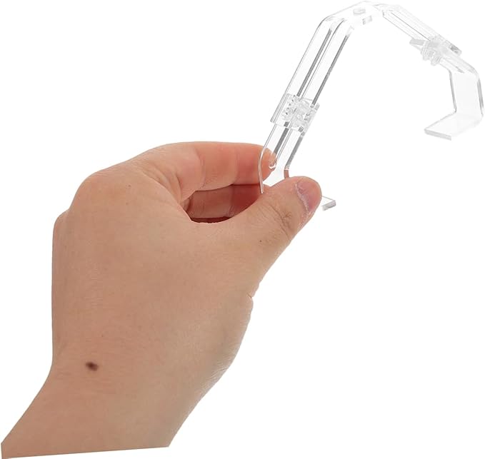 Abaodam 2pcs Aquarium Lamp Fixing Clip Stable Support for Fish Tank Reptile Terrarium Lighting and Versatile Light Holder Parts