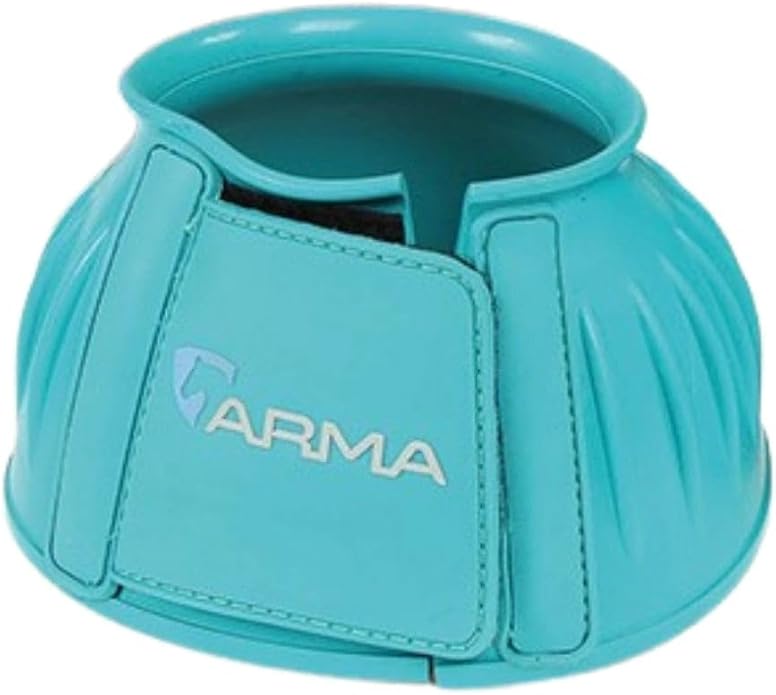 Shires Arma Overreach Bell Boots: Protect Your Horse's Hooves in Style Baby Blue/Pony