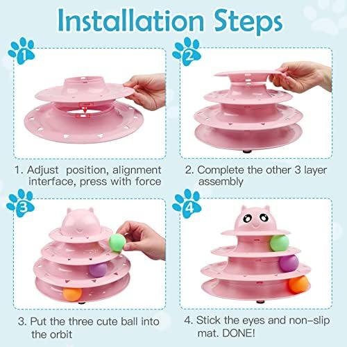 UPSKY 20 PCS Cat Toys Set with Teaser, Mice, Spring, and Various Ball Toys - Image 4