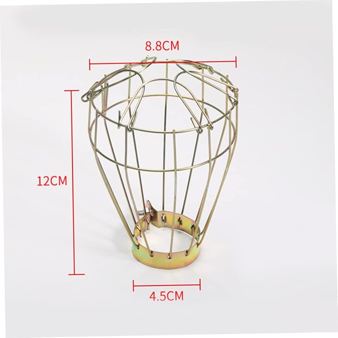 FOMIYES 3pcs Vintage Iron Reptile Pet Heat Lamp Cover Turtle Lampshade Aquarium Decor