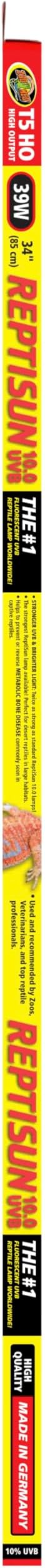 Zoo Med Reptisun 34-Inch 10.0 UVB, T5-High-Output, 2pk