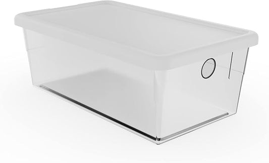 Vented Vivarium Enclosure 6 Quart Terrarium Container 1 Vent for Reptiles Isopods Small Bugs