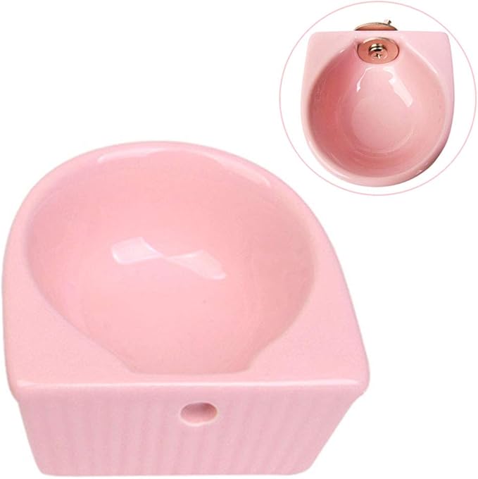 Small Animals Bowl, Hamster Feeder Cups, Detachable Cage Feeder Dish Cage Accessories for Small Animals Guinea Pig Chinchilla Hedgehog Ferret Rabbit Mink Parrot Squirrels Sugar Glider