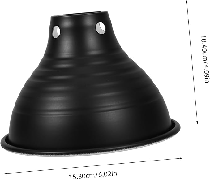 MAGICLULU Reptile Lampshade Protector Reflective Dome Lamp for Lizards Snakes Turtles Heat Lamp Stand