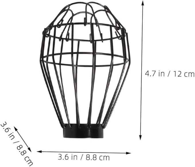 Mobestech 2pcs Reptile Habitat Lighting Shade Ceramic Lampshade Scald Protection Lizard Tank Accessory