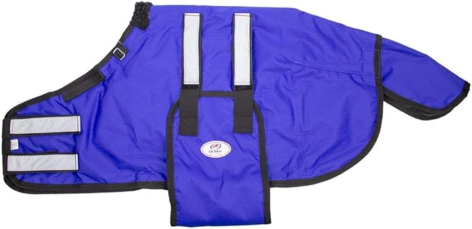 Derby Originals Mini Horse & Foal Winter Turnout Blanket – Reflective, No-Hardware Design, 600D Waterproof Outer, 150g Insulation, 170T Lining, Adjustable Fit, 1-Year Warranty