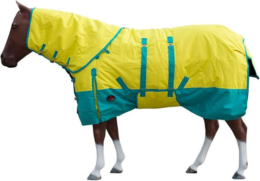 HILASON 1200D Winter Waterproof Turnout Horse Blanket Belly Wrap Neck Cover