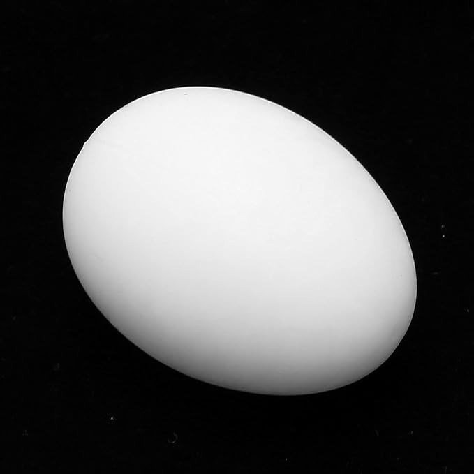 50pcs Pigeons Egg Plastic Simulation Hatching Breeding Supplies for Birds Fake Pigeons Egg Solid