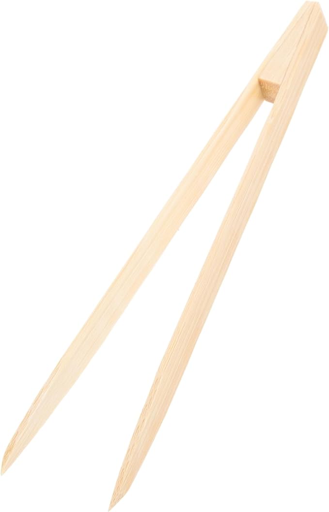 Garneck Bamboo Reptile Tweezer Pet Feeding Tool for Lizards Turtles Small Reptiles