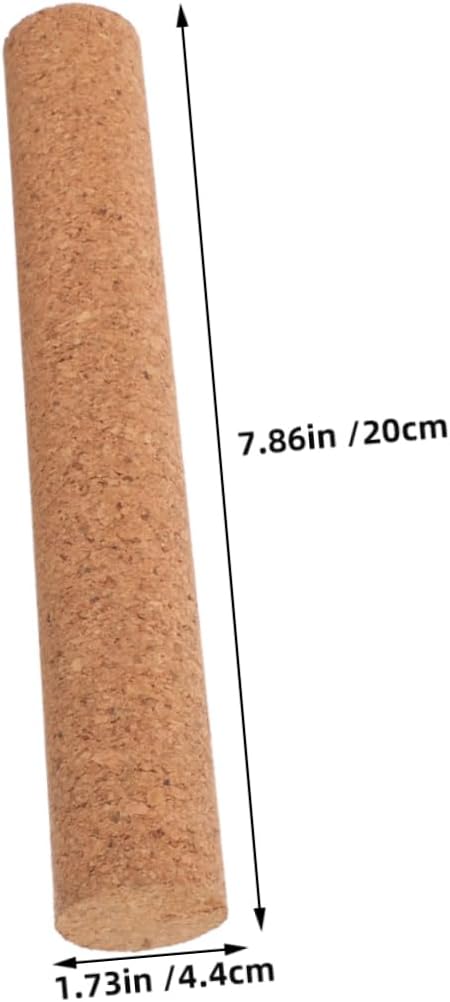 Kisangel Cork Climbing Stick for Reptiles Decoration for Lizards Frogs Small Pets Relief Exercise for Terrariums Tanks