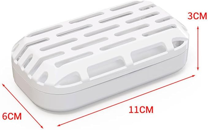 2pcs Turtle Tank Collector,Toilet Keep Tank Cleaning with Suction Cups Reptile Waste Container for Breeding Box Small Animals (2pcs White)