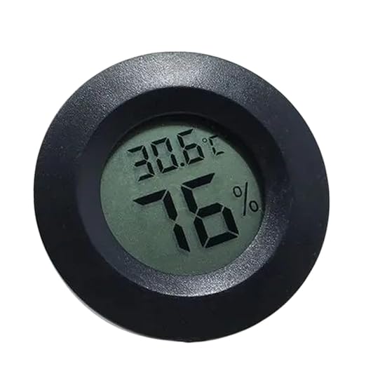 Exclude Batteiry 1-Reptile Lizard Tortoise Box Horn Spider Ig e Acrylic Box Climbing Thermometer Electronic Hygrograph