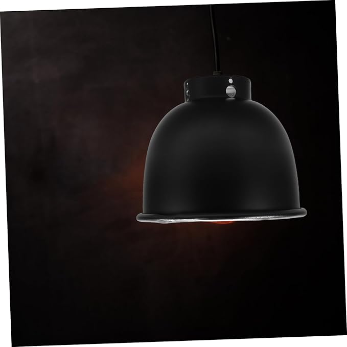 Toddmomy Reptile Dome Lamp Shade Metal Reflective Cover for Heat Bulbs Optimal Heat Reflection and Multibulb Compatibility Easy Installation for Glass Terrariums