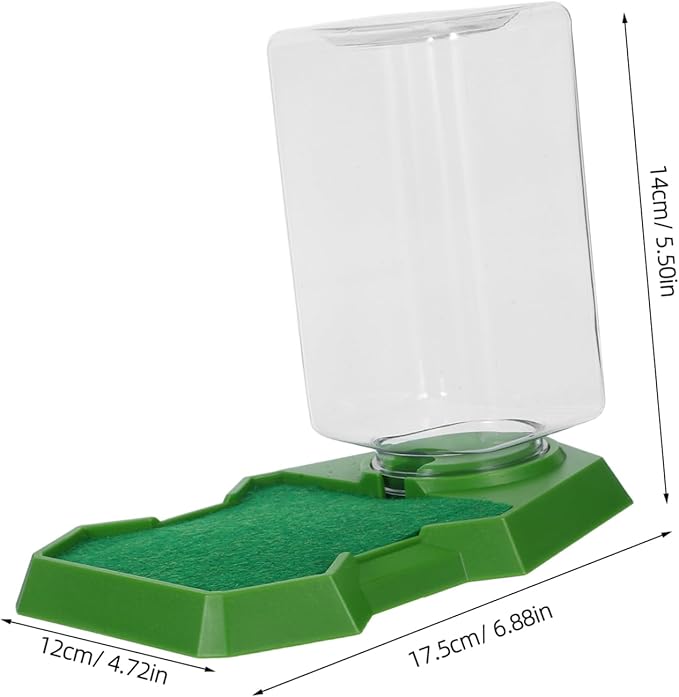 Toddmomy Reptile Water Dispenser Lizard Tank Accessory Hydration Feeder for Reptiles Easy Cleaning Design