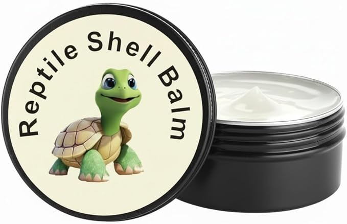 Tortoise Shell Conditioner Balm for Turtle Shell Care – Moisturizer Treatment for Dry Shell, Land Reptile Hydration Cream 2 oz