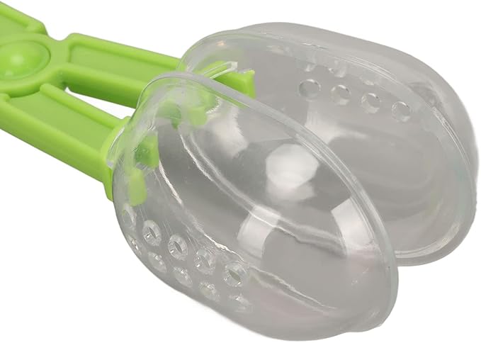 Acouto Reptile Tongs Reptile Clamp and Tool Poop Scoop with Lizard Stainless Steel Tweezers Pet SuppliesReptiles & AmphibiansTerrariums (Green)