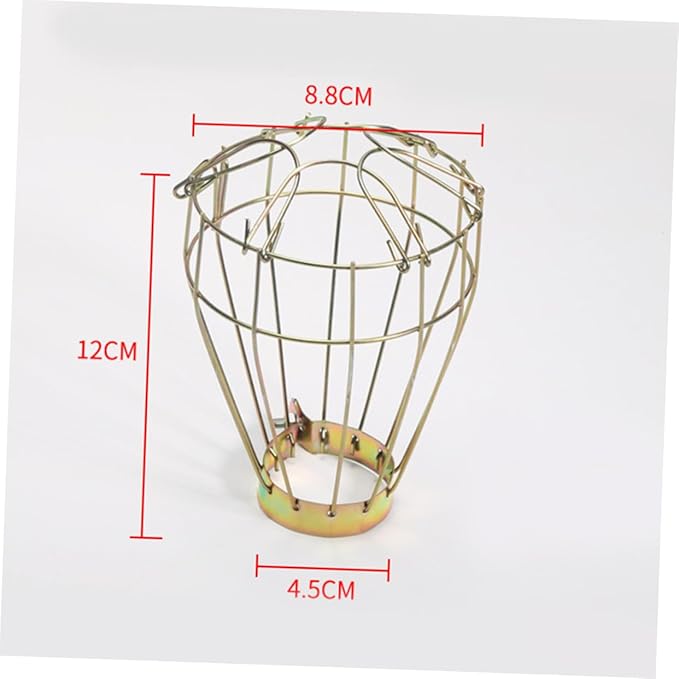 Levemolo 3pcs Heater for Tortoise Habitat Lizard Tank Accessories Reptile Lampshade Cover Easy Install Lampshade Heat Lamp Bulb Safety Mesh