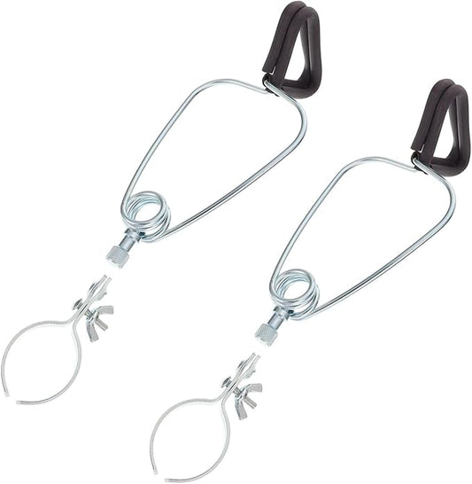 LIOOBO Reptile Lamp Supplies 2pcs Removable Clips for Lamps Strong Easy to Use