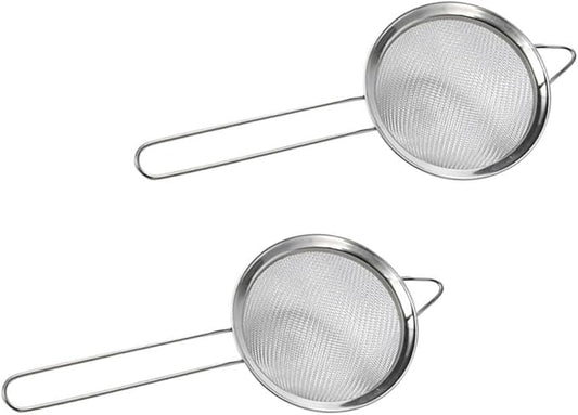 Luxshiny 2pcs Reptiles Sand Scoop and Lizard Dung Filtering Shovel with Metal Mesh for Terrarium Cleaning and Excrement Removal in Reptile Boxes