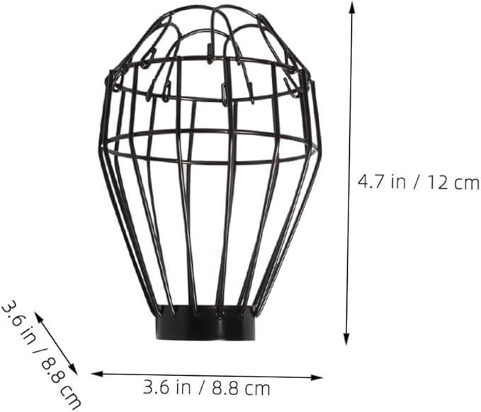 Reptile Heat Lamp Shade Anti-Scalding Mesh Cover Ceramic Bulb Guard for Bearded Dragons Turtles and Snakes Reptile Tank Accessories