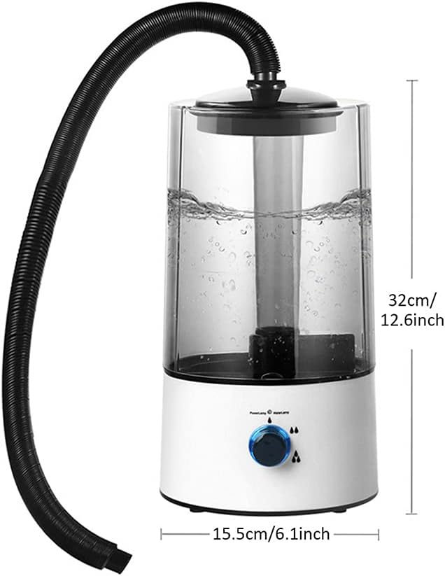 GEZICHTA Reptiles Humidifier,Mist Humidifier Humidifier for Pet,4L Large Capacity Humidifier Machine Fogger Humidifier for Amphibians Reptile Lizard Tortoise with Telescopic Hose