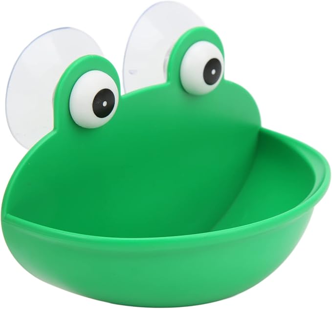 HEEPDD Safer Amphibian Water, Soap Holder for Frogs and Geckos, 3.2 X 5 X 3.8 Inches for Habitats Safer Amphibian Water, Plastic Bathroom Nan Crawler Supplies