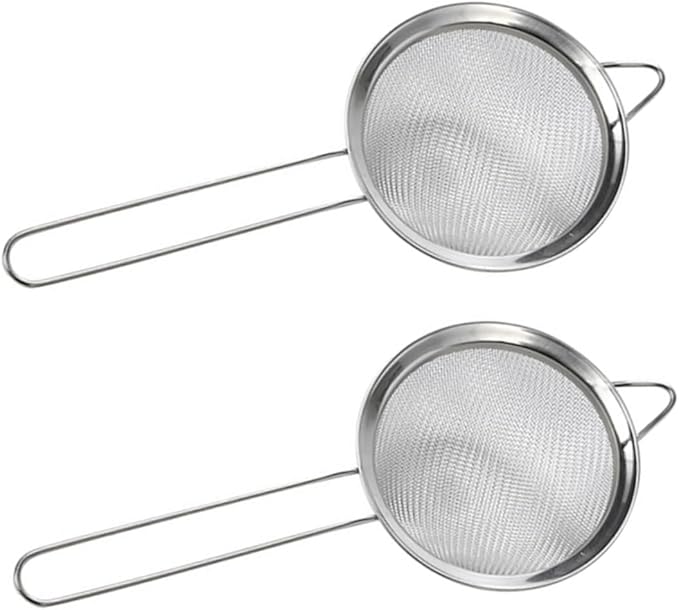 GALPADA 2pcs Reptiles Sand Shovel Mesh Design for Lizard Dung Cleaning and Comfortable Excrement Sieve for Filtering Silver