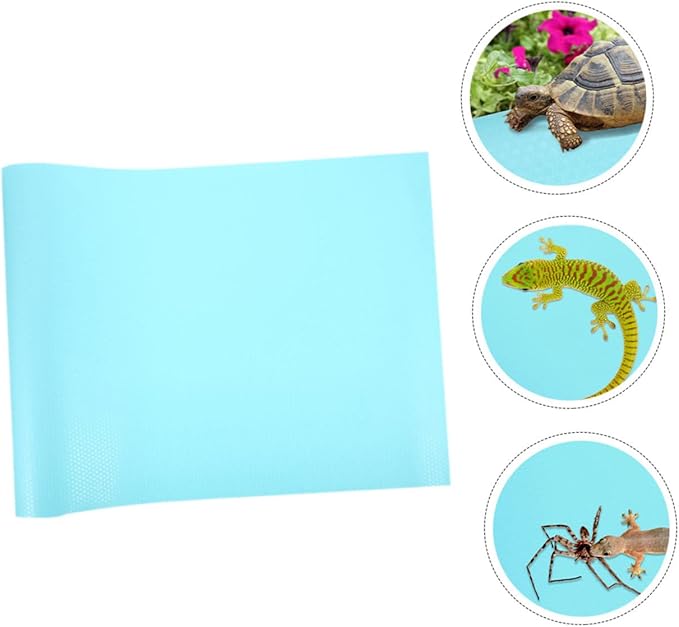Abaodam Crawling Carpet for Reptiles Bearded Dragon Tank Accessory Soft Lizard Lounger Mat