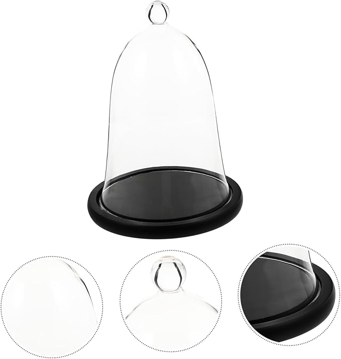 Garneck Realistic Plant Cover Glass Cover Plant Terrarium Jar Add Freshness to Your Home Shop
