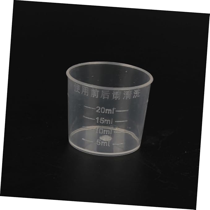 20ml Reptile Food Measuring Cups Set 30pcs Washable Scale Cups for Crawling Pets Practical Measuring Dishes for Lizards and Small Animals