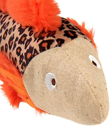 SmartyKat Instincts HappyNip Fin Frenzy Fish Kicker Crinkle Plush Cat Toy, Contains Catnip & Silvervine - Orange/Beige, One Size - Image 6