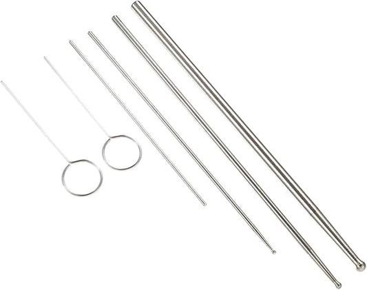 1Set Professional Snake Gender Probe Ergonomic Stainless Steel Gender Detection Tools for Reptiles Easy to Clean and Use for Snake Tank Accessories and Reptile Care