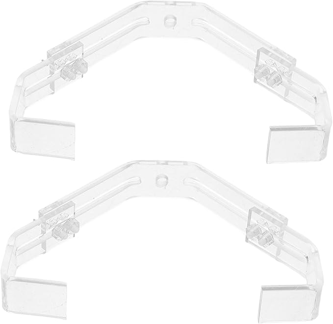 2Pcs Metal Aquarium Lamp Clip Light Holder for Glass Tanks Durable Fixture Support for Amphibians and Terrestrial Reptiles Easy Installation and Precision