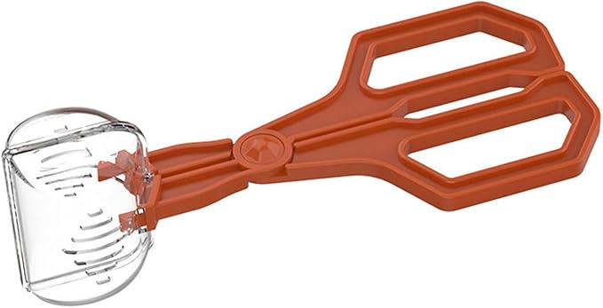 Creature Captures Tongs for Reptiles Care Feeder Pliers Clear Ergonomic Tool Gentle Feeding Easy Terrariums Tongs