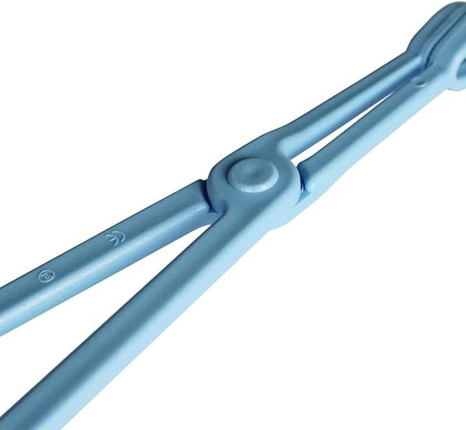 19cm/24cm Reptile Terrarium Plastic Tweezers Tongs Feeding Tool for Snakes Lizards Worm - 24cm 24cm