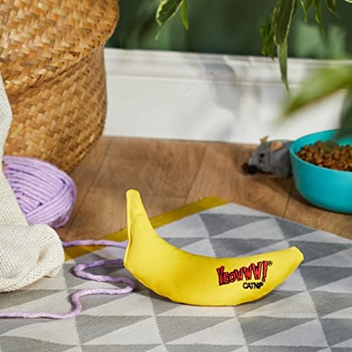 Yeowww! Catnip Chi-CAT-a Banana Toy for Cats - 7 Inches - Durable Cotton Twill - Made in the USA - Stuffed with Organically Grown Catnip - Image 5