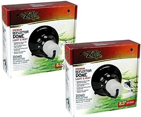 (2 Pack) Zilla Black Reflector Domes - 8.5 Inch
